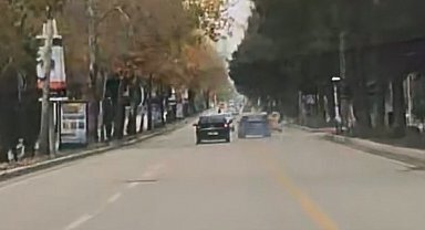 Elazığ'da trafikte makas atan sürücü kameraya yansıdı