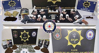 Elazığ'da uyuşturucu operasyonu: 19 tutuklama