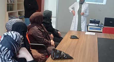 Elazığ'da vatandaşlara sağlık bilgilendirmesi