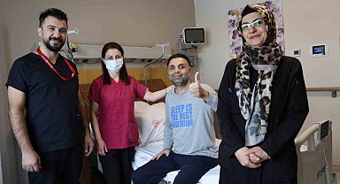 Elazığ'da 45 yaşındaki hasta 50 dakikalık kalp masajıyla hayata döndürüldü