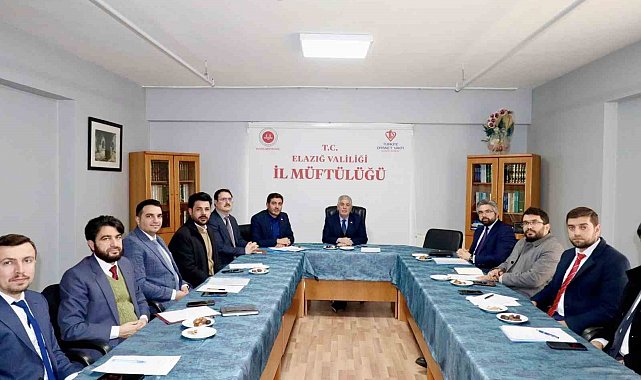 Elazığ'da ilçe müftüleri bir araya geldi