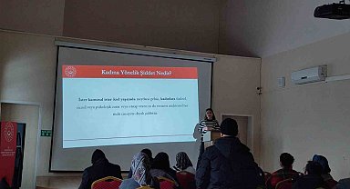 Elazığ'da kadına yönelik şiddetle mücadele eğitimi