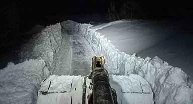 Elazığ'da kapalı köy yolları açıldı