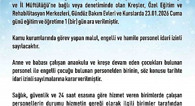 Elazığ'da rehabilitasyon ve bakımevi kurslarına kar tatili