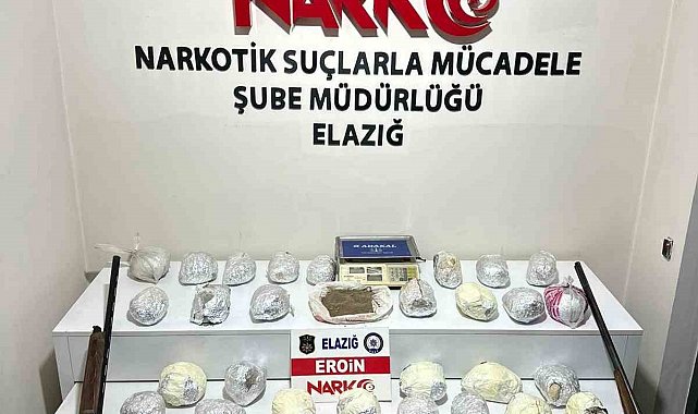Elazığ'daki uyuşturucu operasyonunda 4 tutuklama