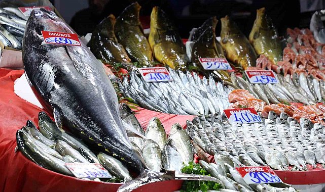 Elazığ Kapalı Çarşı'da 85 kiloluk orkinos tezgaha indi