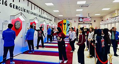 Elazığ'da dart müsabakaları sona erdi