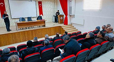 Elazığ'da muhtarlara çığ farkındalık eğitimi