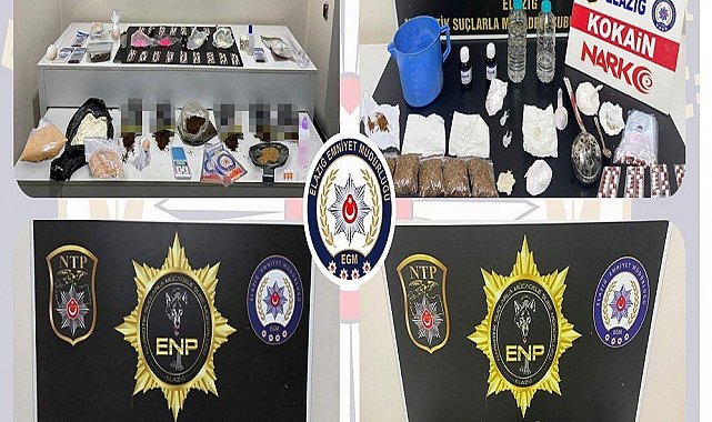Elazığ'da uyuşturucu operasyonu: 20 şüpheli tutuklandı