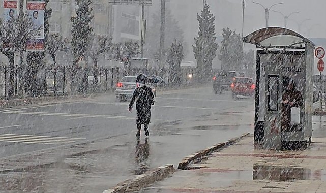 Elazığ'da yoğun kar yağışı