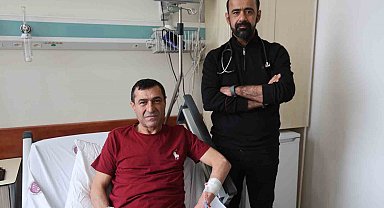 Kapalı damarı Almanya'da açılmayınca, Elazığ'a gelip sağlığına kavuştu