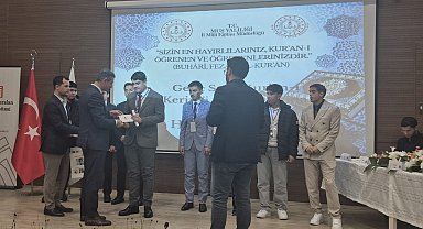 Kur'an-ı Kerim'i güzel okuma yarışmasında bölge birincisi Elazığ'dan