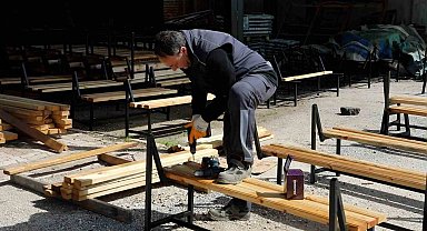 Elazığ Belediyesi atölyelerinde çalışmalar aralıksız sürüyor