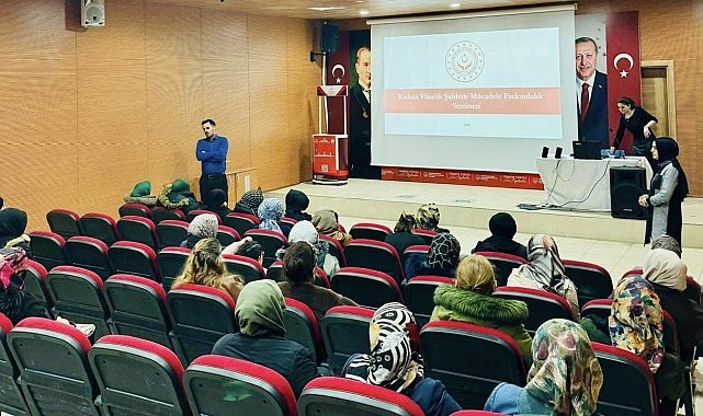 Elazığ'da ailenin korunmasına yönelik şiddetle mücadele eğitimi verildi
