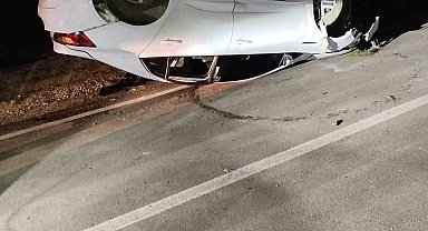 Elazığ'da otomobil takla attı: 6 yaralı