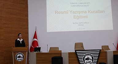 Elazığ'da resmi yazışmalarda uygulanacak usul ve esaslar hakkında eğitim