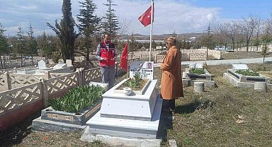 Elazığ'da şehit kabirleri ziyaret edildi
