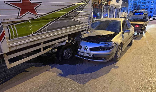 Elazığ'da trafik kazası: 1 yaralı