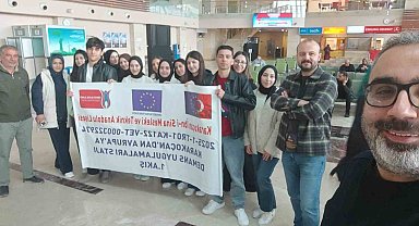 Karakoçanlı öğrenciler demans hastalığı üzerine Avrupa stajını sürdürüyor