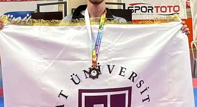 Ünilig Taekwondo'da Fırat Üniversitesi'ne bronz madalya