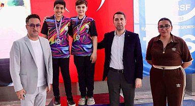 Yüzmede Elazığ'a 19 madalya