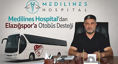 Medilines Hospital'dan Elazığspor'a otobüs desteği
