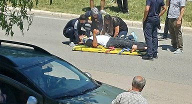 Elazığ'da motosiklet devrildi: 1 yaralı