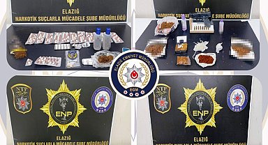 Elazığ'da uyuşturucu operasyonu: 17 şüpheli tutuklandı