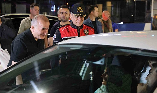 Vali Hatipoğlu asayiş uygulamasına katıldı: "7 gün 24 saat esasıyla sahadayız"