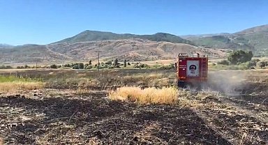 Elazığ'da arazi yangını