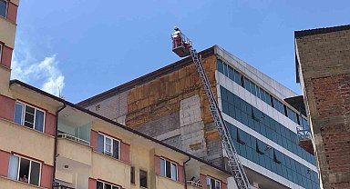 Elazığ'da baca yangını paniğe neden oldu