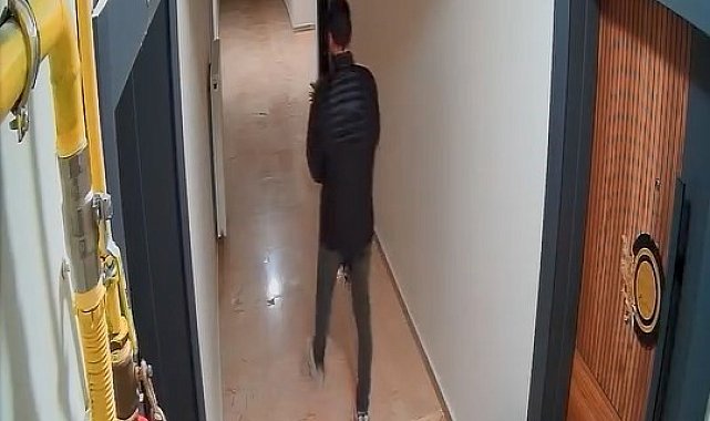 Elazığ'da çiçek hırsızı kameraya yakalandı