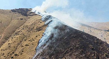 Elazığ'da dağlık alanda çıkan yangında 1 şüpheli gözaltına alındı